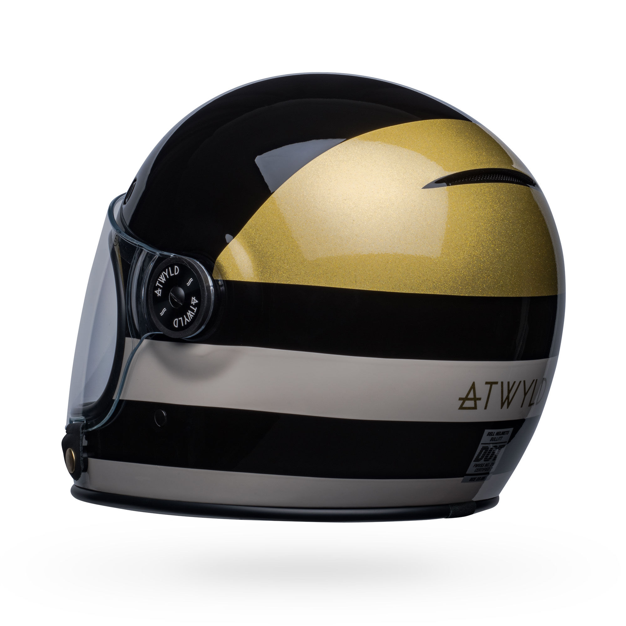 Amazon.com: BELL Bullitt Helmet (ATWYLD Orion Gloss Black