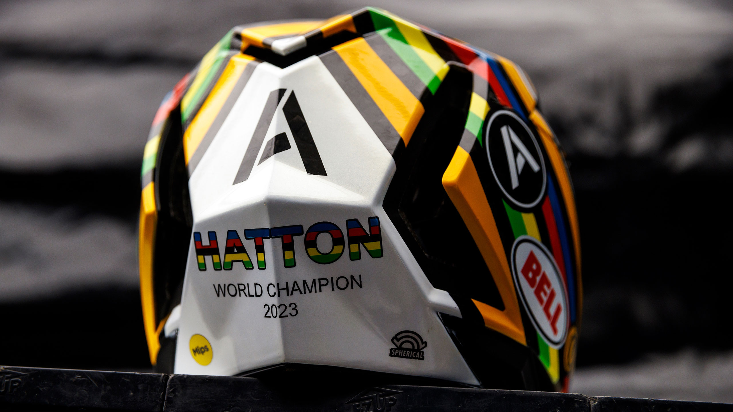 back of hatton helmet